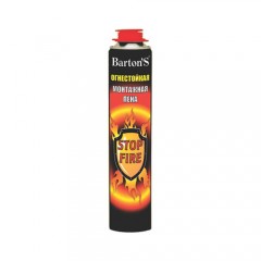 Огнестойкая монтажная пена «Barton’S Stop Fire» (880 мл)